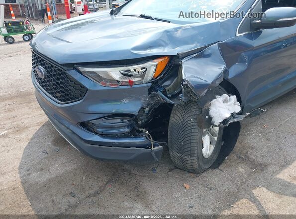 2FMPK4J97KBB03586 2019 FORD EDGE Blue Դիմացի տեսք