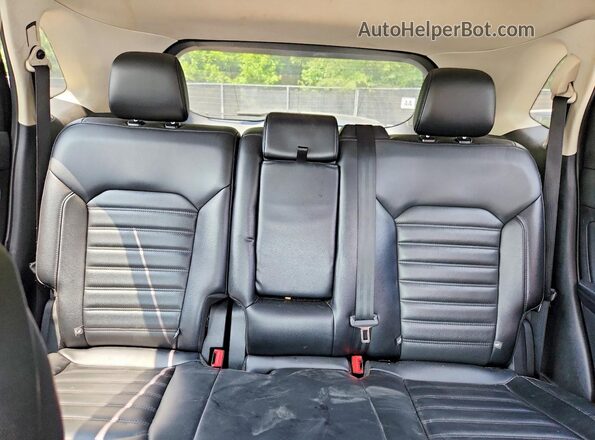 2FMPK4J97KBB08416 2019 FORD EDGE Burgundy უკანა სავარძლების ხედი