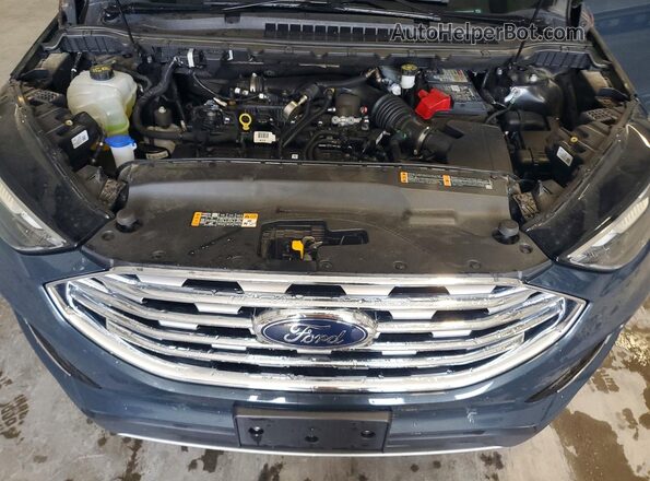 2FMPK4J97KBB70768 2019 FORD EDGE Teal Widok komory silnika