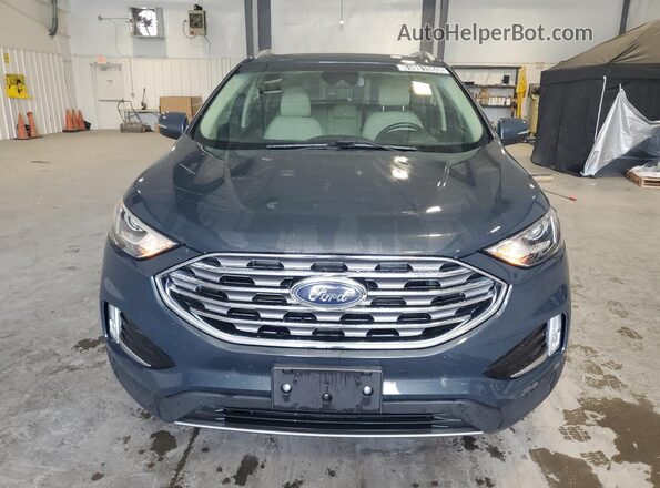 2FMPK4J97KBB70768 2019 FORD EDGE Teal Widok wnętrza 360 stopni