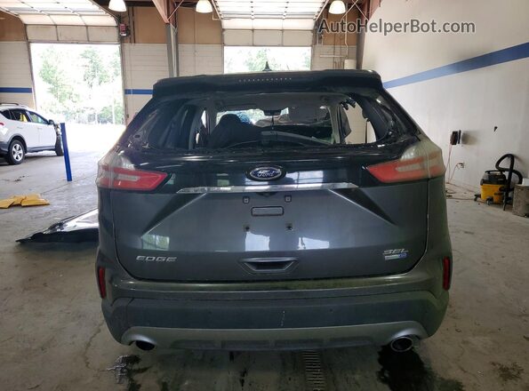 2FMPK4J97KBB90342 2019 FORD EDGE Gray უკანა ხედი