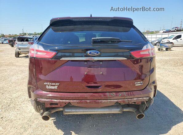 2FMPK4J97KBC60633 2019 FORD EDGE Red Հետևի տեսք
