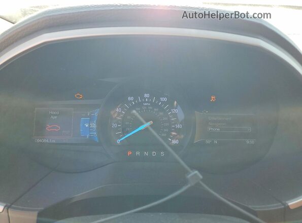 2FMPK4J97KBC74774 2019 FORD EDGE Серебряный Вид щитка приборов