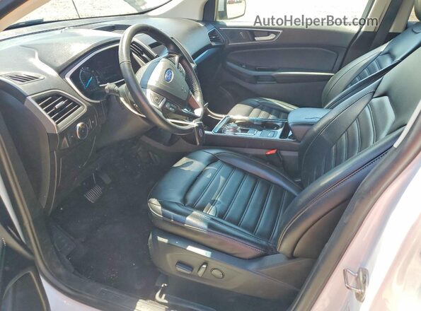 2FMPK4J97LBA28681 2020 FORD EDGE Silver Вид салону спереду