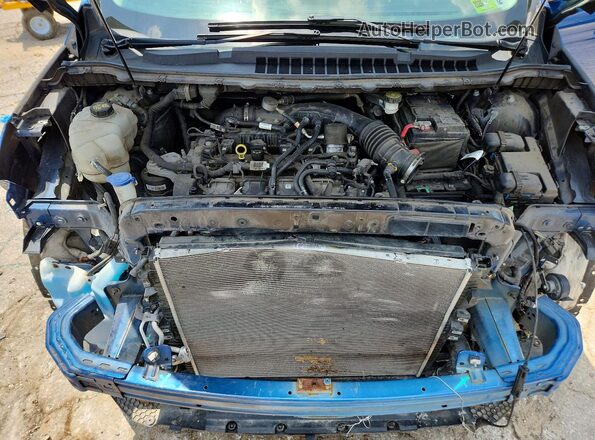 2FMPK4J97LBA44606 2020 FORD EDGE Синий Вид подкапотного пространства