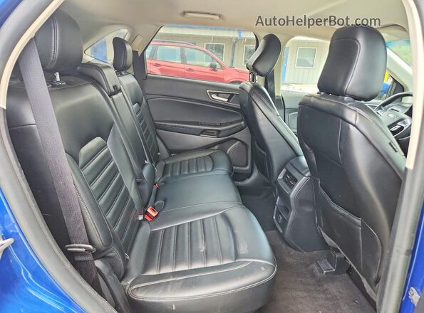 2FMPK4J97LBA44606 2020 FORD EDGE Синий Вид задней части салона