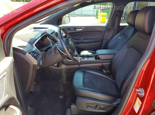 2FMPK4J97LBB23094 2020 FORD EDGE Red Vista interior delantera