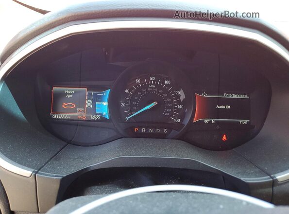 2FMPK4J97LBB23094 2020 FORD EDGE Red Vista del cuadro de instrumentos