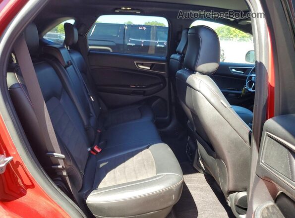 2FMPK4J97LBB23094 2020 FORD EDGE Red Vista interior trasera