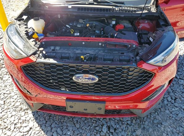 2FMPK4J97LBB23094 2020 FORD EDGE Red Vista del compartimento del motor