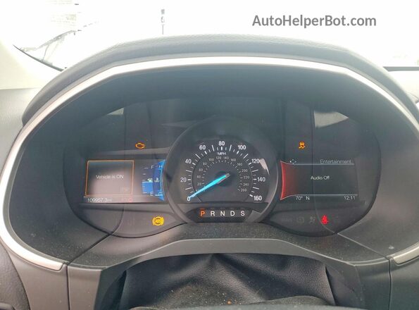 2FMPK4J97LBB36055 2020 FORD EDGE Gray Vista del cuadro de instrumentos