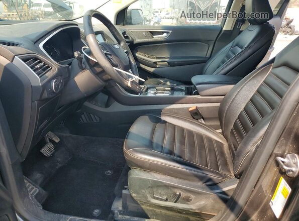 2FMPK4J97LBB48335 2020 FORD EDGE Charcoal Front interior view