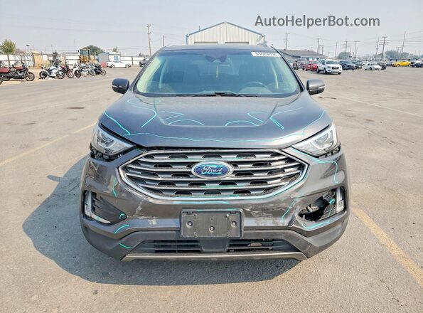 2FMPK4J97LBB48335 2020 FORD EDGE Charcoal Front view