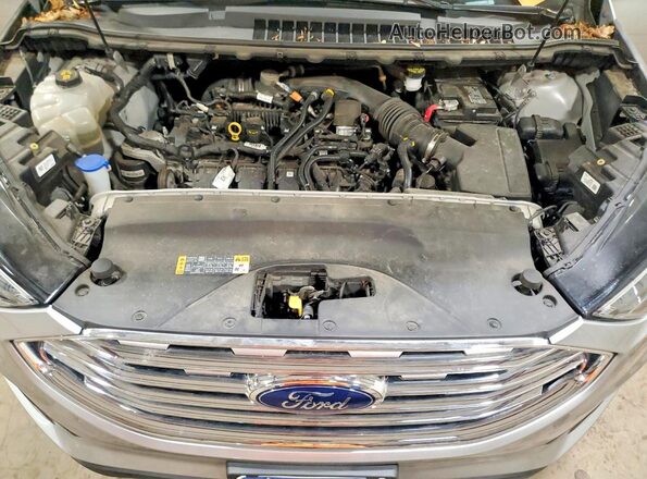 2FMPK4J97LBB60646 2020 FORD EDGE Silver Vista del compartimento del motor