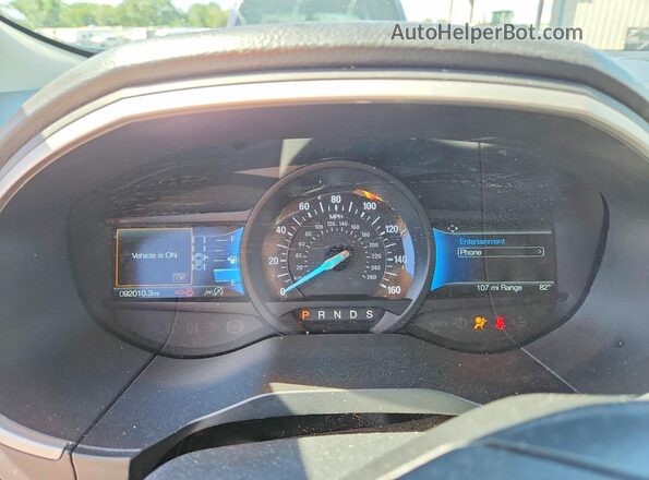 2FMPK4J97MBA10652 2021 FORD EDGE Silver Vista del cuadro de instrumentos