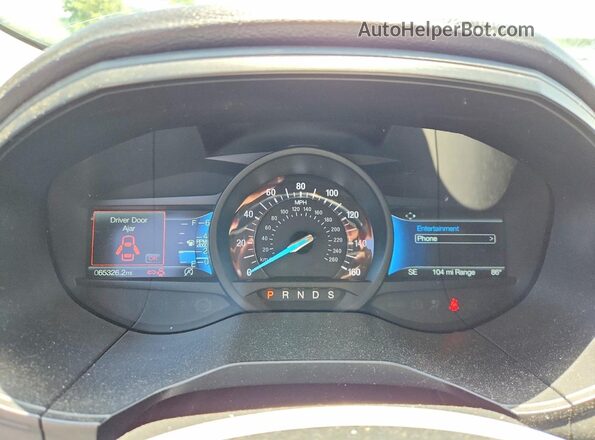 2FMPK4J97NBA33186 2022 FORD EDGE Белый Вид щитка приборов