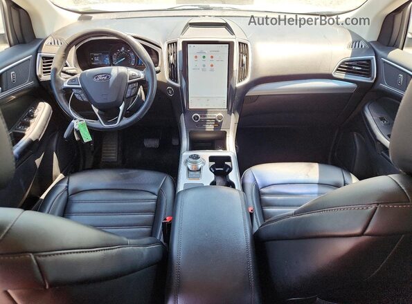 2FMPK4J97NBA33186 2022 FORD EDGE Белый Вид панели приборов