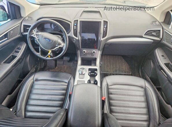 2FMPK4J97NBA35889 2022 FORD EDGE Black წინა პანელის ხედი