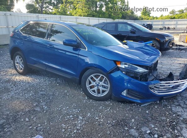 2FMPK4J97NBB00191 2022 FORD EDGE Blue წინა მარჯვენა