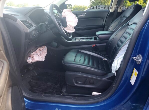 2FMPK4J97NBB00191 2022 FORD EDGE Blue წინა სალონის ხედი