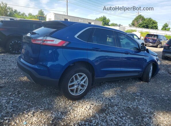 2FMPK4J97NBB00191 2022 FORD EDGE Blue უკანა მარჯვენა