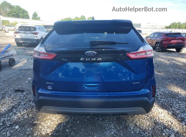 2FMPK4J97NBB00191 2022 FORD EDGE Blue უკანა ხედი