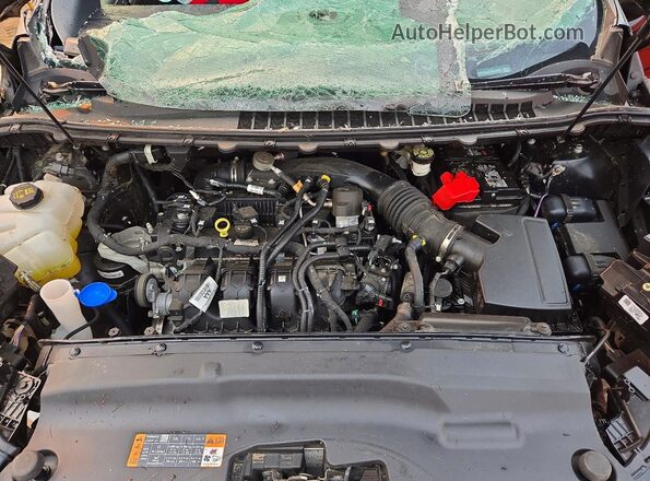 2FMPK4J97RBA02932 2024 FORD EDGE Black Vista del compartimento del motor