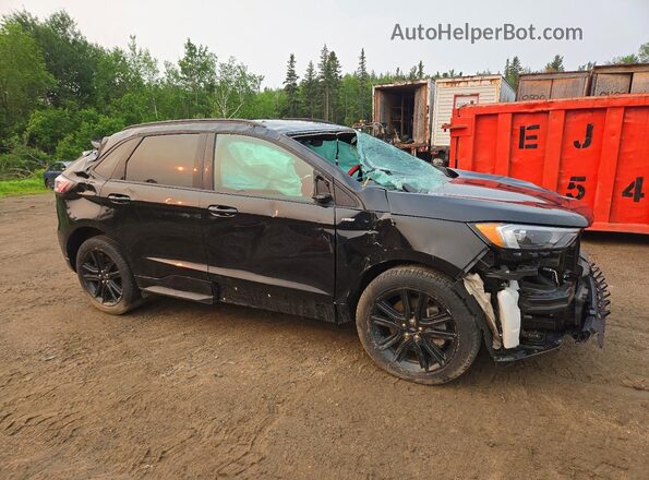 2FMPK4J97RBA02932 2024 FORD EDGE Black Delantero derecho