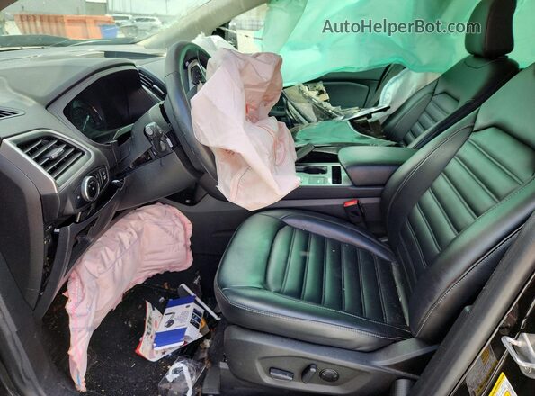 2FMPK4J97RBA26759 2024 FORD EDGE Black წინა სალონის ხედი