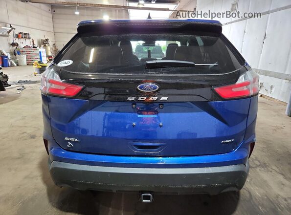 2FMPK4J97RBB00505 2024 FORD EDGE Blue უკანა ხედი