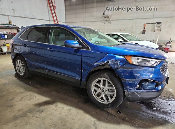 2FMPK4J97RBB00505 2024 FORD EDGE Blue წინა მარჯვენა