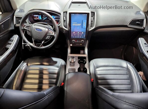 2FMPK4J97RBB00505 2024 FORD EDGE Blue წინა პანელის ხედი