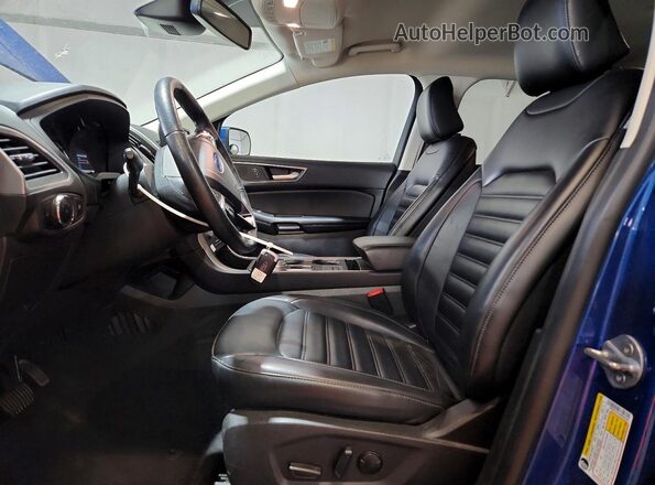 2FMPK4J97RBB00505 2024 FORD EDGE Blue წინა სალონის ხედი