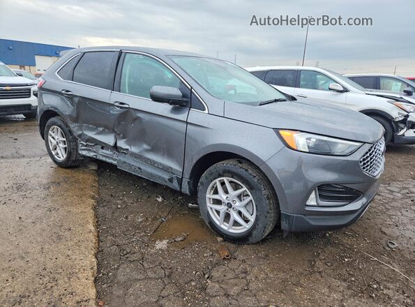 2FMPK4J97RBB15456 2024 FORD EDGE Gray Przód prawy