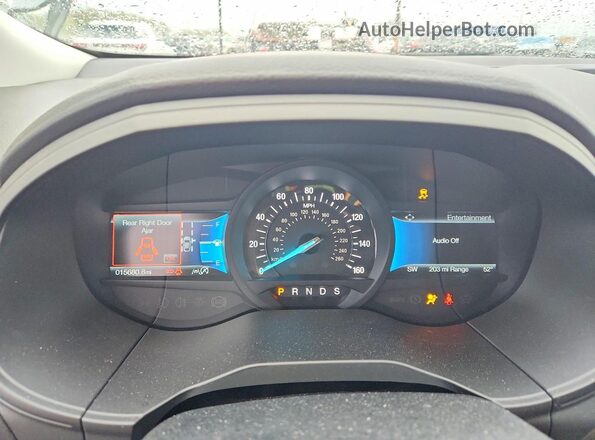 2FMPK4J97RBB15456 2024 FORD EDGE Gray Widok zestawu wskaźników