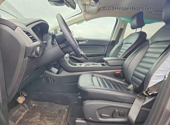 2FMPK4J97RBB15456 2024 FORD EDGE Gray Widok wnętrza z przodu