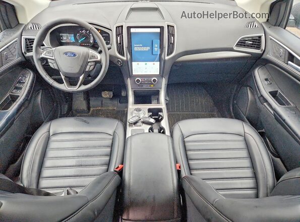 2FMPK4J97RBB15456 2024 FORD EDGE Gray Widok deski rozdzielczej