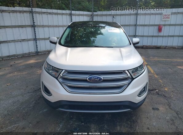 2FMPK4J98GBC21878 2016 FORD EDGE White Սարքավորումների վահանակի տեսք
