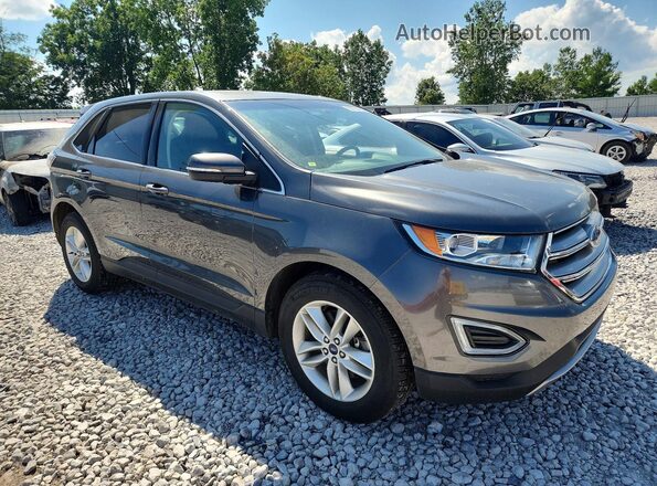 2FMPK4J98GBC30659 2016 FORD EDGE Charcoal Передня права чверть