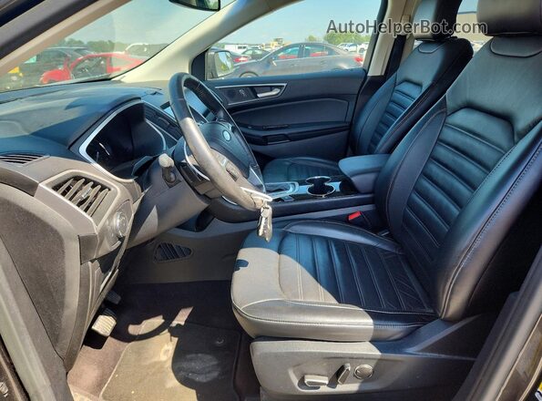 2FMPK4J98GBC30659 2016 FORD EDGE Charcoal Вид салону спереду