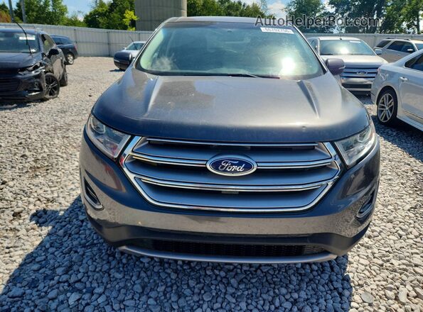 2FMPK4J98GBC30659 2016 FORD EDGE Charcoal Вид спереду
