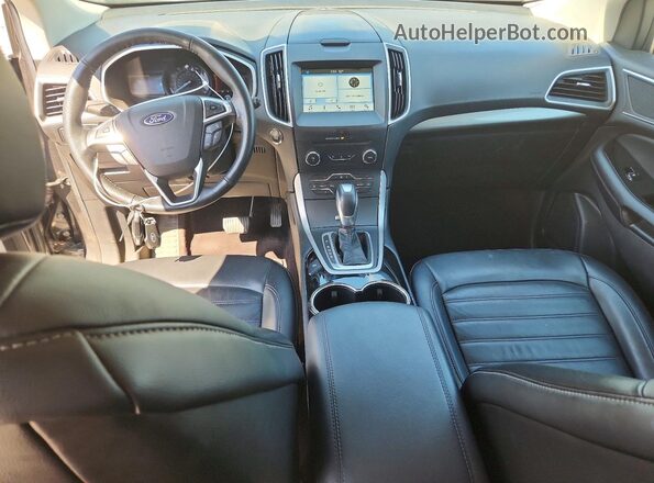 2FMPK4J98GBC30659 2016 FORD EDGE Charcoal Вид панелі приладів
