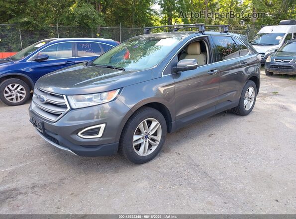 2FMPK4J98GBC33027 2016 FORD EDGE Серый Передняя левая четверть