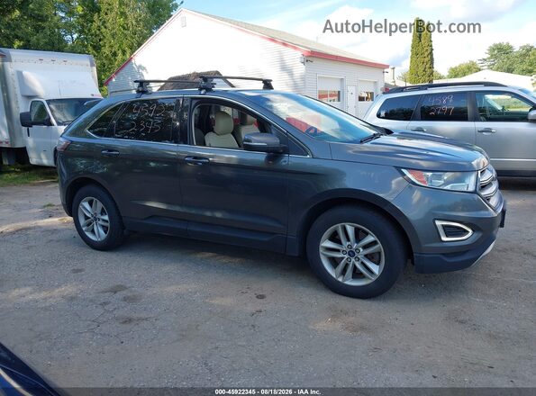 2FMPK4J98GBC33027 2016 FORD EDGE Серый Вид задней части салона