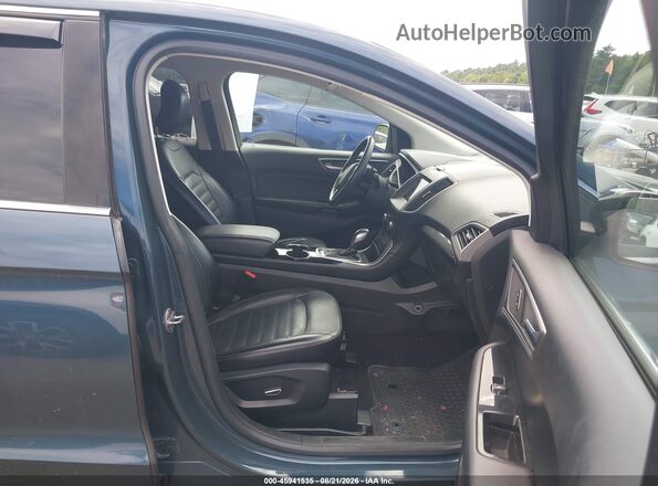 2FMPK4J98GBC62012 2016 FORD EDGE Blue წინა სალონის ხედი