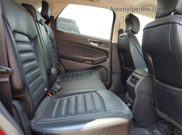 2FMPK4J98HBB03735 2017 FORD EDGE Красный Вид задней части салона