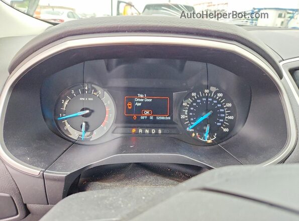 2FMPK4J98JBB49376 2018 FORD EDGE Blue ხელსაწყოთა პანელის ხედი