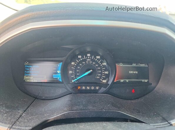 2FMPK4J98JBB68980 2018 FORD EDGE Серый Вид щитка приборов