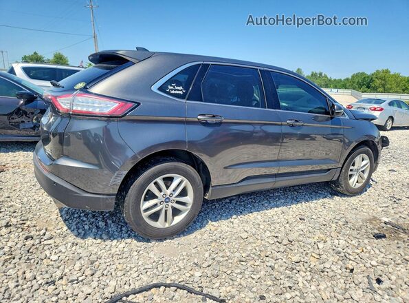 2FMPK4J98JBB68980 2018 FORD EDGE Серый Задняя правая четверть