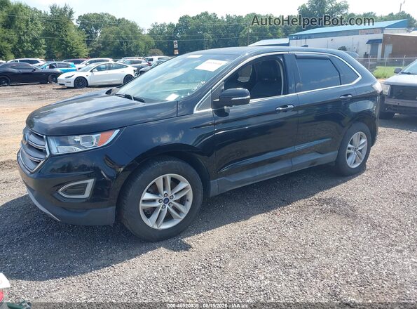 2FMPK4J98JBB71782 2018 FORD EDGE Черный Передняя левая четверть